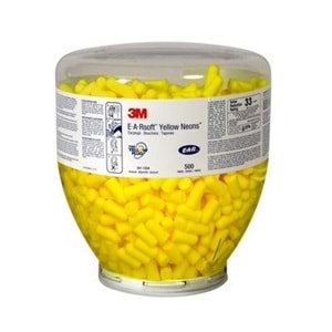3M E.A.R Soft Yellow Neons Refill 500'Lü Damacana (Dispansere Uygun) (